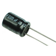 220UF 25V Electrolytic Capacitor(5 Pack)